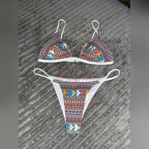 Colorful Geometric Bikini Set
